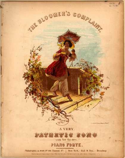 Sheet Music - The bloomer's complaint; A very pathetic song