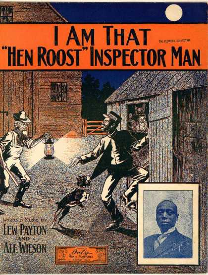 Sheet Music - I am that "hen roost" inspector man