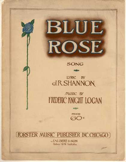 Sheet Music - Blue rose