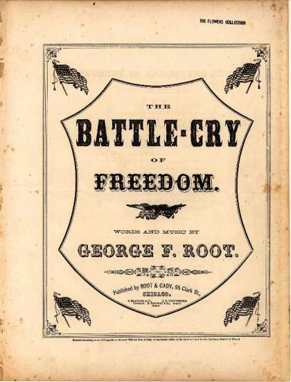 Sheet Music - Battle-cry of freedom; Rallying song
