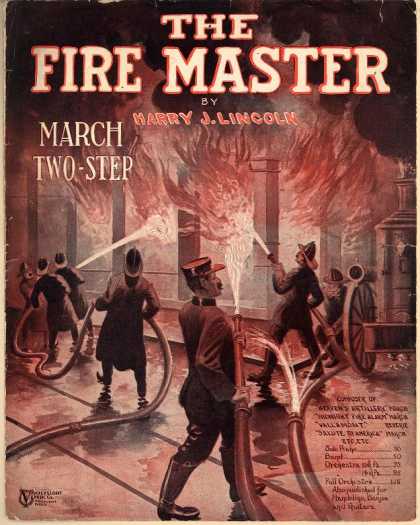 Sheet Music - The fire master march and two step