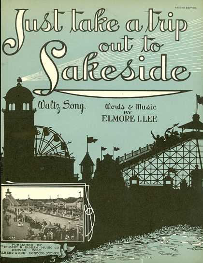 Sheet Music - Just take a trip out to Lakeside