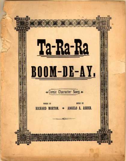 Sheet Music - Ta-ra-ra boom-de-ay!
