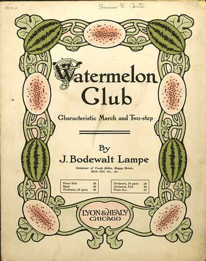 Sheet Music - Watermelon club