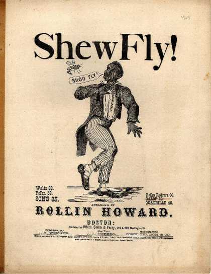 Sheet Music - Shew fly!; Shoo fly!; op. 14; Shew fly! don't bother me