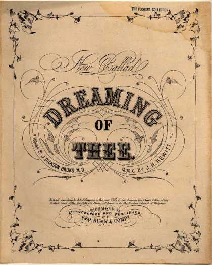 Sheet Music - Dreaming of thee