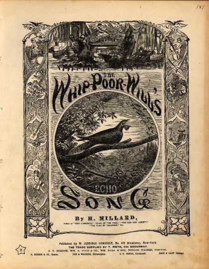 Sheet Music - The whip-poor-will's echo song; The whip-poor-will's echo song