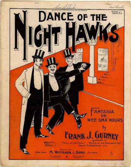 Sheet Music - Dance of the night hawks; Fantasia de wee sma' hours