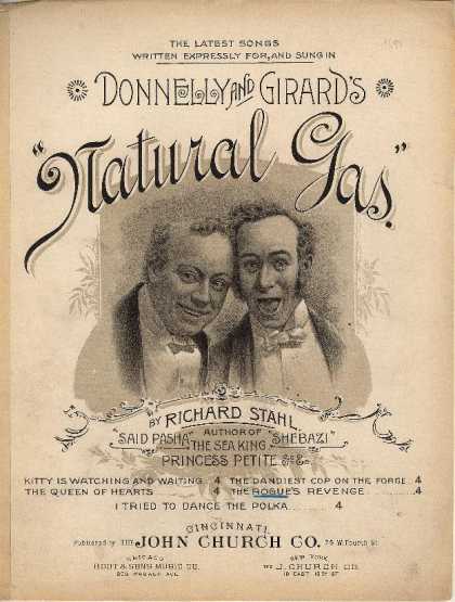 Sheet Music - The rogue's revenge; Donnelly and Girard's Natural gas