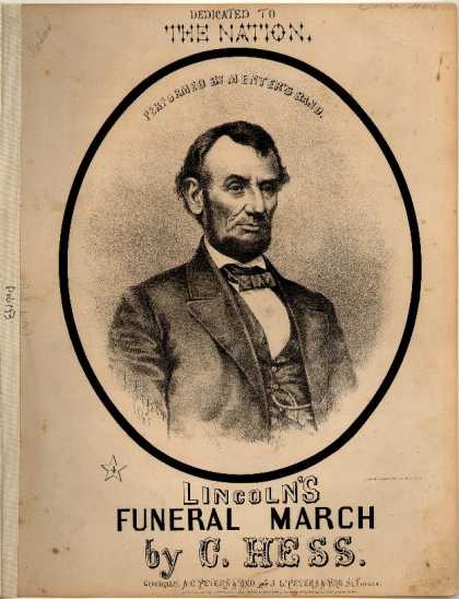 Sheet Music - Lincoln's funeral march