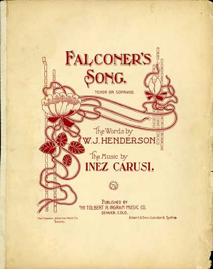 Sheet Music - Falconer's song