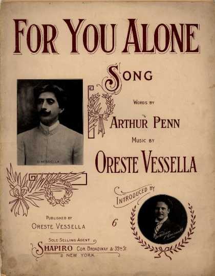 Sheet Music - For you alone