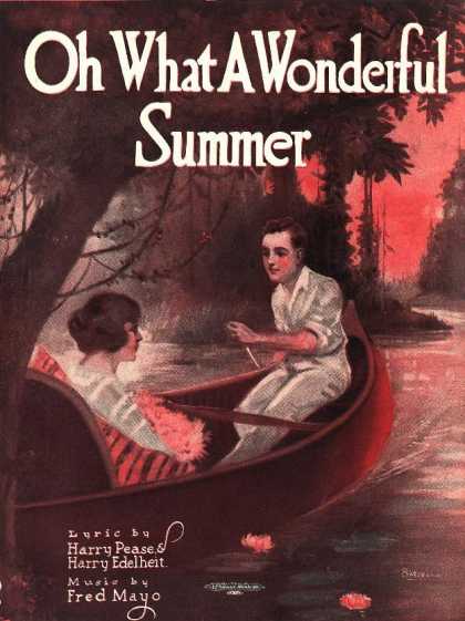 Sheet Music - Oh what a wonderful summer