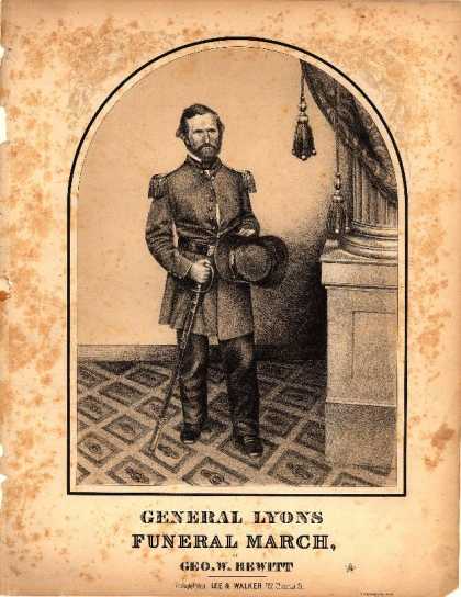 Sheet Music - General Lyons funeral march