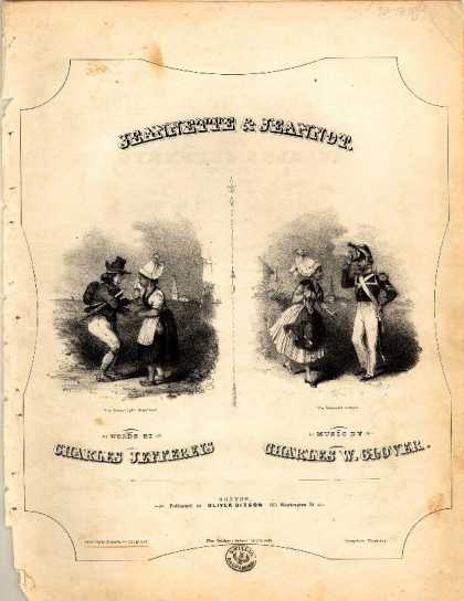Sheet Music - Jeannette & Jeannot; Conscripts departure
