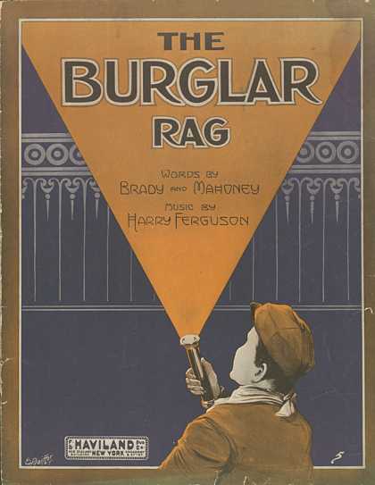 Sheet Music - The burglar rag