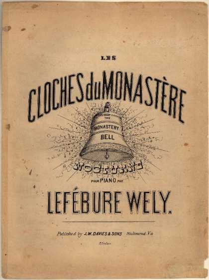 Sheet Music - Les cloches du monastere; The monastery bell; Nocturne