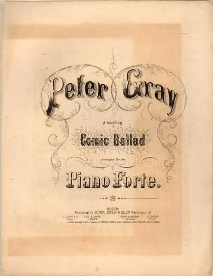 Sheet Music - Peter Gray