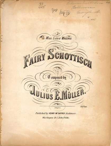 Sheet Music - Fairy Schottisch