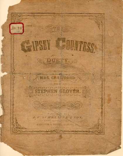 Sheet Music - Gipsey countess
