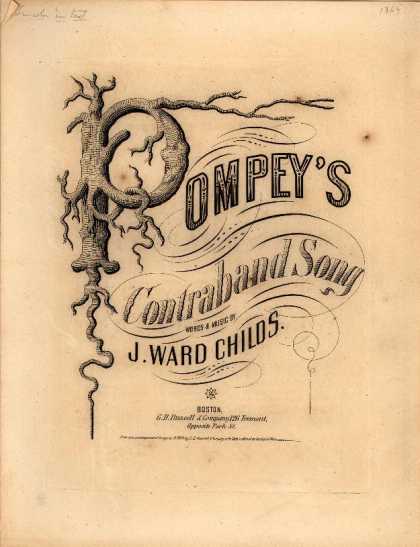 Sheet Music - Pompey's contraband song