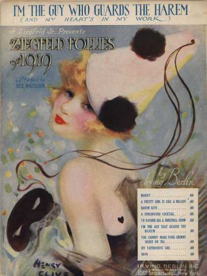 Sheet Music - I'm the guy who guards the harem and my heart's in my work; Ziegfeld Follies of