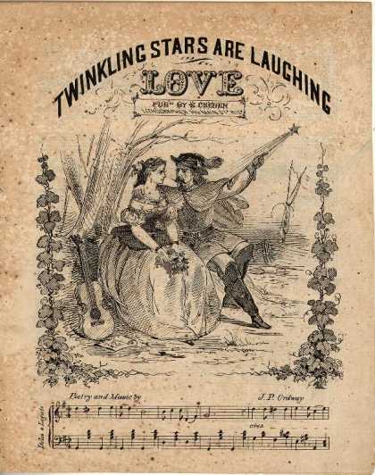 Sheet Music - Twinkling stars are laughing love