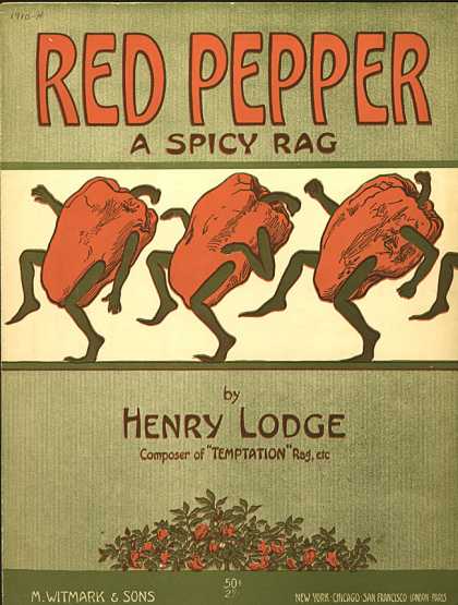 Sheet Music - Red pepper