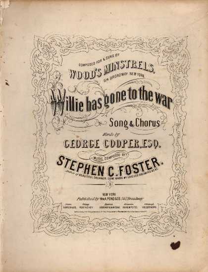 Sheet Music - Willie has gone to the war
