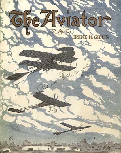 Sheet Music - The aviator rag