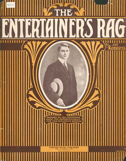 Sheet Music - The entertainer's rag