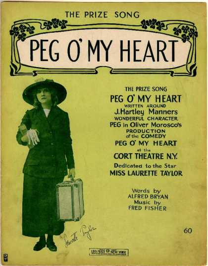 Sheet Music - Peg o' my heart