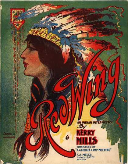 Sheet Music - Red wing; Indian intermezzo; Indian fable