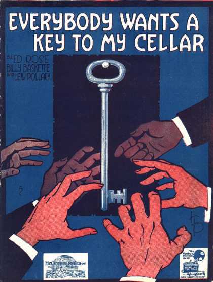 Sheet Music - Everybody wants a key to my cellar