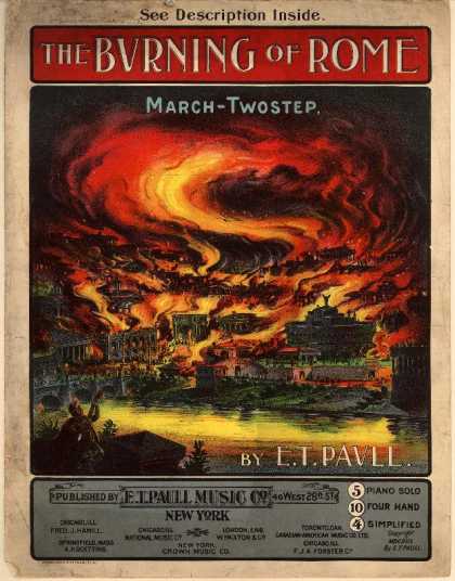 Sheet Music - The burning of Rome