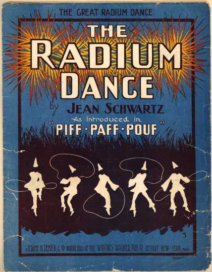 Sheet Music - The radium dance; Piff-paff-pouf