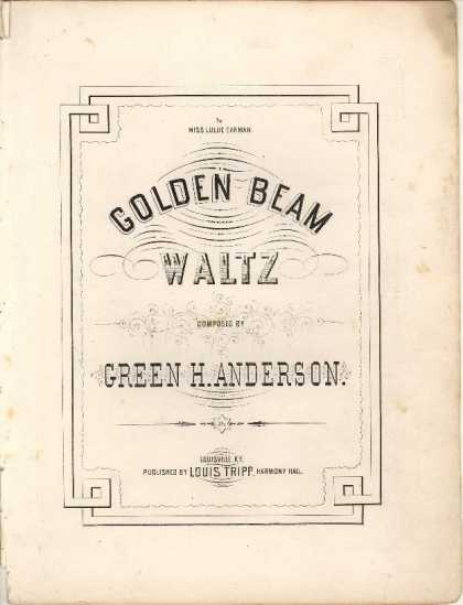 Sheet Music - Golden beam waltz