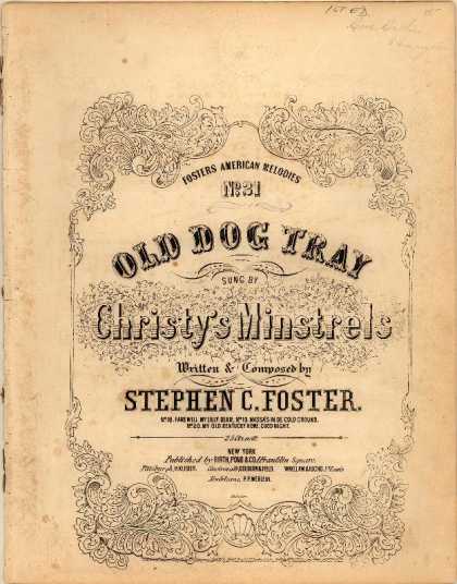 Sheet Music - Old Dog Tray