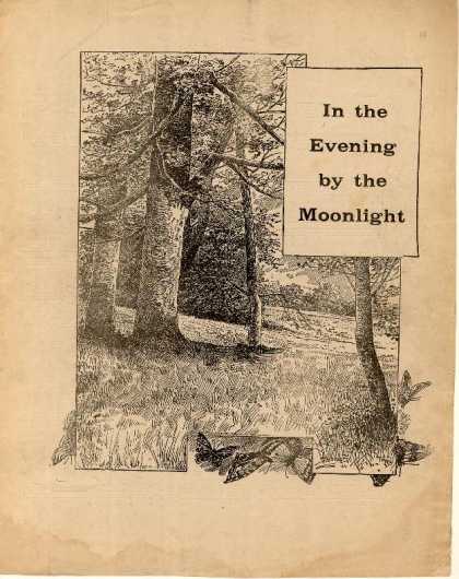 Sheet Music - In the evening by the moonlight