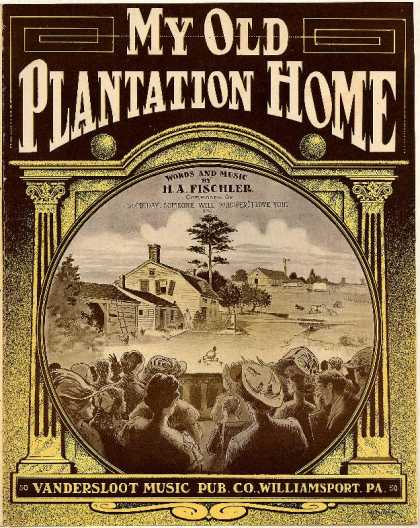 Sheet Music - My old plantation home