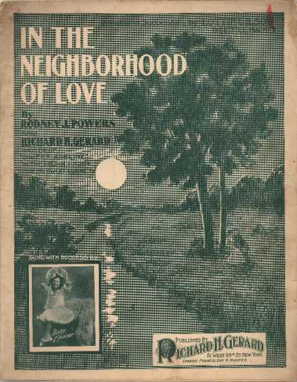 Sheet Music - In the neighborhood of love; Little magnet