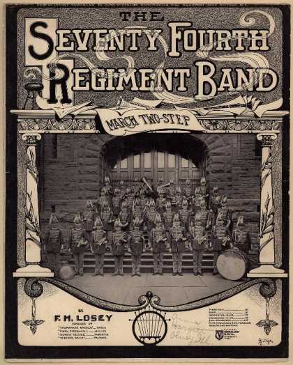 Sheet Music - The Seventy Fourth Regiment Band march; Op. 202