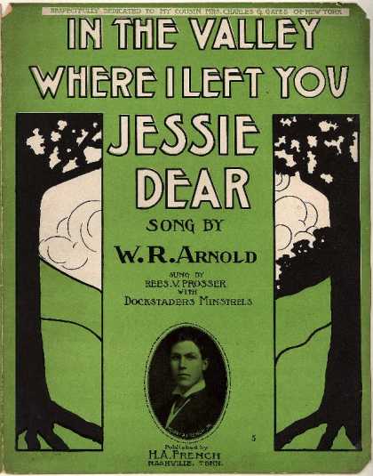 Sheet Music - In the valley where I left you Jessie dear