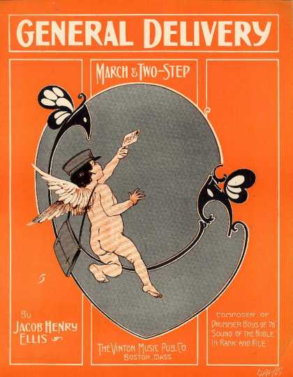 Sheet Music - General delivery march & two-step