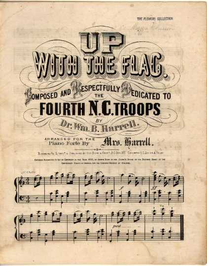 Sheet Music - Up with the flag