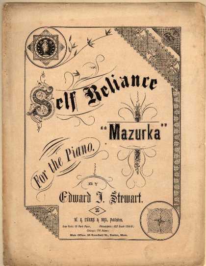 Sheet Music - Self reliance mazurka