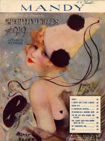 Sheet Music - Mandy; Ziegfeld Follies of 1919