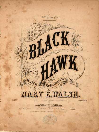 Sheet Music - Black hawk waltz