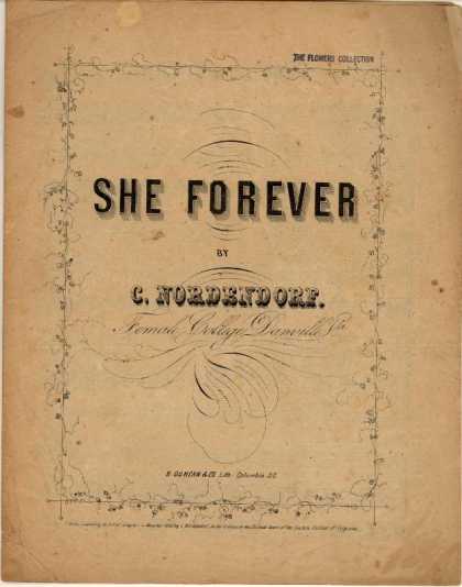 Sheet Music - She forever