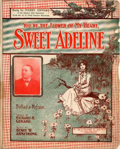 Sheet Music - You're the flower of my heart, Sweet Adeline